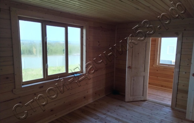 3 Брусовая баня  Б-30, 6х8м, 42 М², Калужская область, г. Жуков (6)